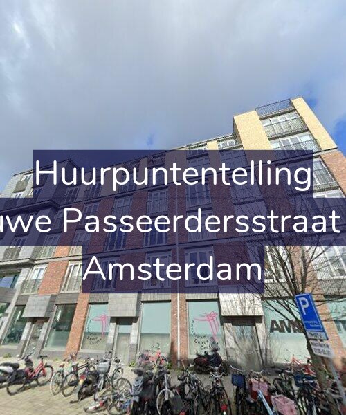 Foto gevel Huurpuntentelling voor Nieuwe Passeerdersstraat 154, Amsterdam