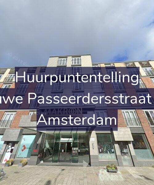Foto gevel Huurpuntentelling voor Nieuwe Passeerdersstraat 170, Amsterdam