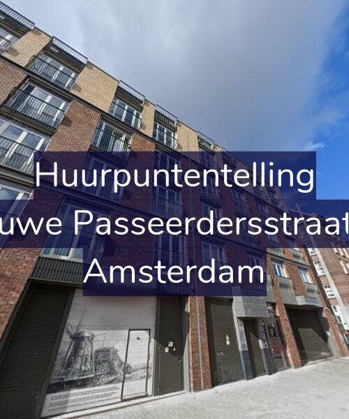 Foto gevel Huurpuntentelling voor Nieuwe Passeerdersstraat 82, Amsterdam