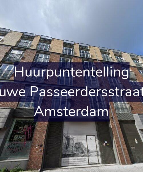 Foto gevel Huurpuntentelling voor Nieuwe Passeerdersstraat 86, Amsterdam