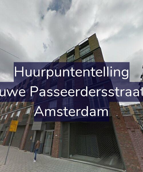 Foto gevel Huurpuntentelling voor Nieuwe Passeerdersstraat 90, Amsterdam