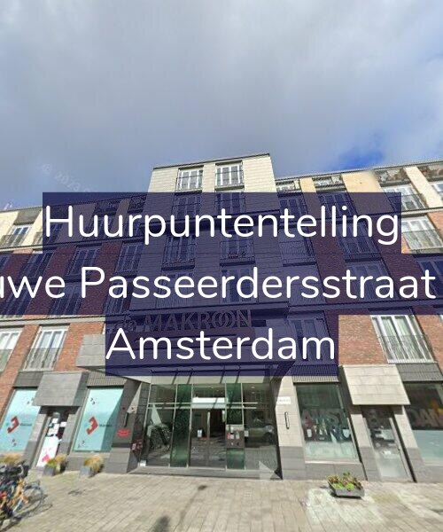 Foto gevel Huurpuntentelling voor Nieuwe Passeerdersstraat 176, Amsterdam