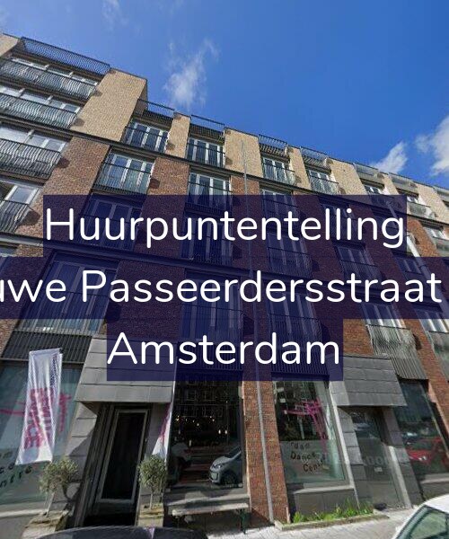 Foto gevel Huurpuntentelling voor Nieuwe Passeerdersstraat 110, Amsterdam