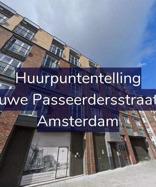 Foto gevel Huurpuntentelling voor Nieuwe Passeerdersstraat 92, Amsterdam