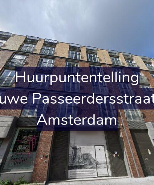 Foto gevel Huurpuntentelling voor Nieuwe Passeerdersstraat 76, Amsterdam