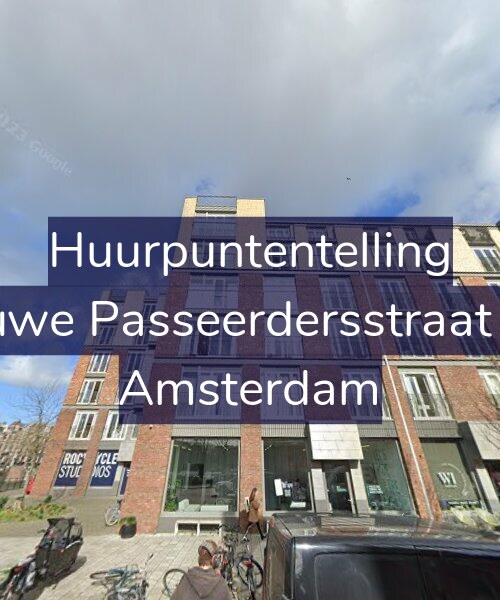 Foto gevel Huurpuntentelling voor Nieuwe Passeerdersstraat 188, Amsterdam