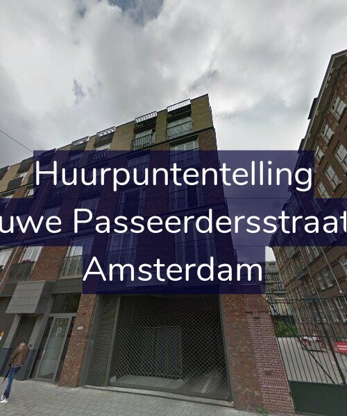 Foto gevel Huurpuntentelling voor Nieuwe Passeerdersstraat 88, Amsterdam