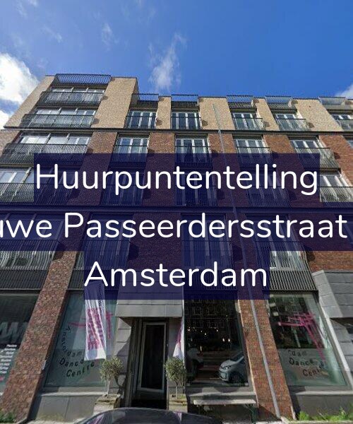 Foto gevel Huurpuntentelling voor Nieuwe Passeerdersstraat 152, Amsterdam