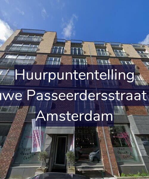 Foto gevel Huurpuntentelling voor Nieuwe Passeerdersstraat 140, Amsterdam