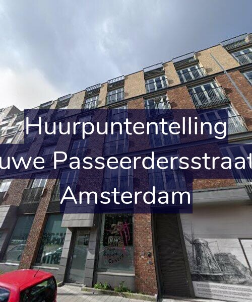 Foto gevel Huurpuntentelling voor Nieuwe Passeerdersstraat 84, Amsterdam