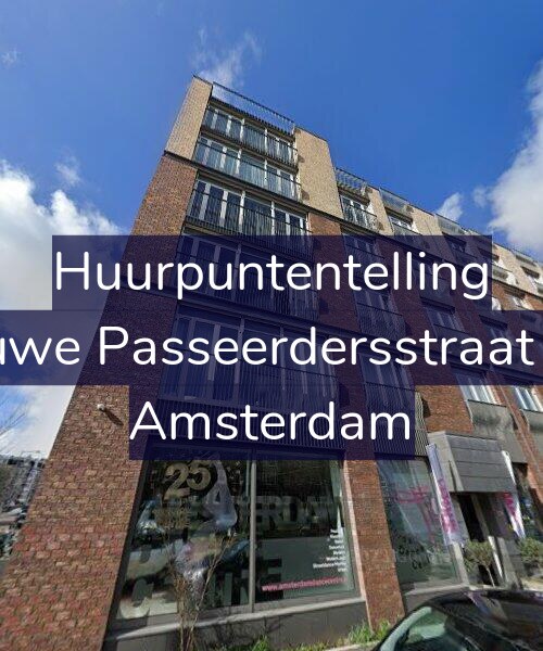 Foto gevel Huurpuntentelling voor Nieuwe Passeerdersstraat 112, Amsterdam