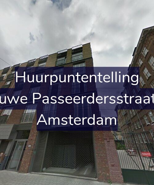 Foto gevel Huurpuntentelling voor Nieuwe Passeerdersstraat 98, Amsterdam