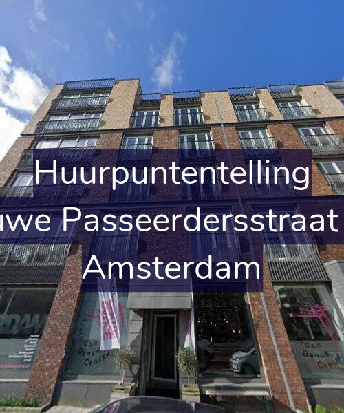 Foto gevel Huurpuntentelling voor Nieuwe Passeerdersstraat 172, Amsterdam