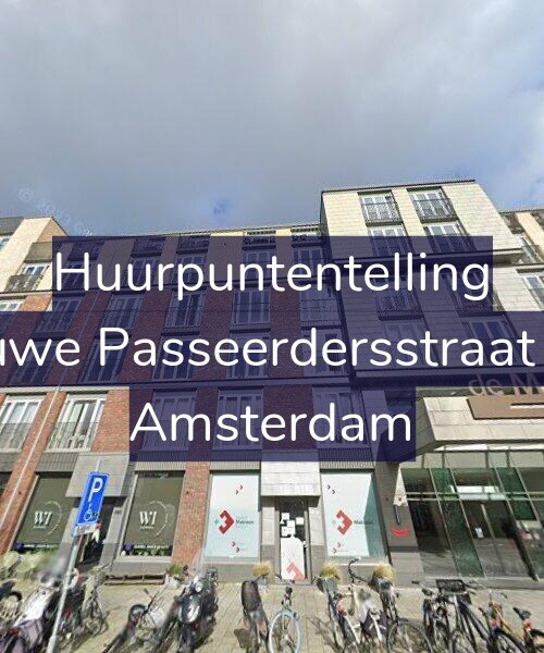 Foto gevel Huurpuntentelling voor Nieuwe Passeerdersstraat 184, Amsterdam