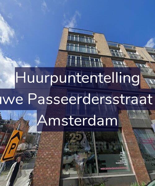 Foto gevel Huurpuntentelling voor Nieuwe Passeerdersstraat 124, Amsterdam
