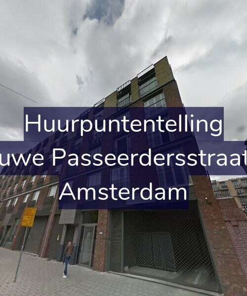 Foto gevel Huurpuntentelling voor Nieuwe Passeerdersstraat 80, Amsterdam