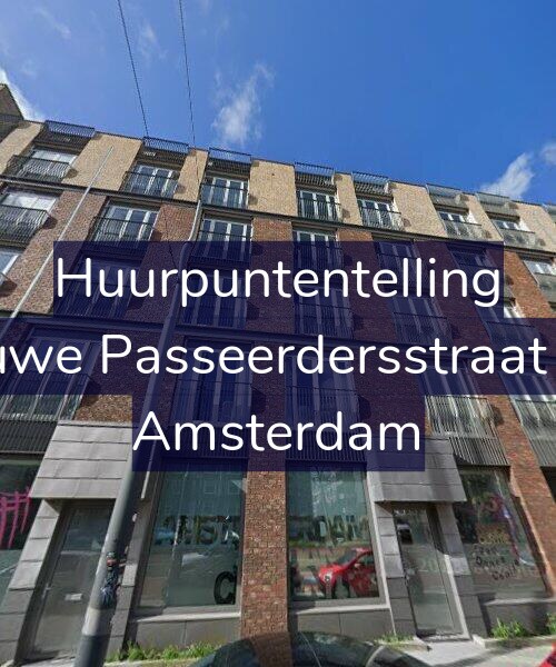 Foto gevel Huurpuntentelling voor Nieuwe Passeerdersstraat 108, Amsterdam