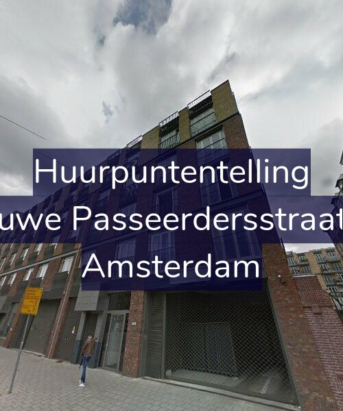 Foto gevel Huurpuntentelling voor Nieuwe Passeerdersstraat 70, Amsterdam