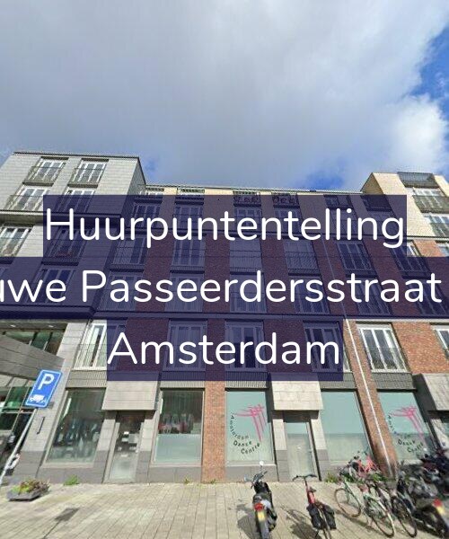 Foto gevel Huurpuntentelling voor Nieuwe Passeerdersstraat 174, Amsterdam