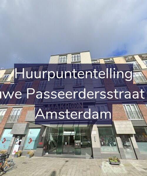 Foto gevel Huurpuntentelling voor Nieuwe Passeerdersstraat 148, Amsterdam