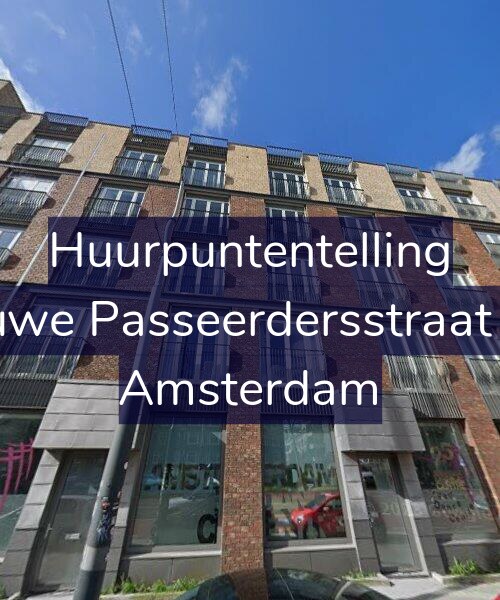 Foto gevel Huurpuntentelling voor Nieuwe Passeerdersstraat 106, Amsterdam