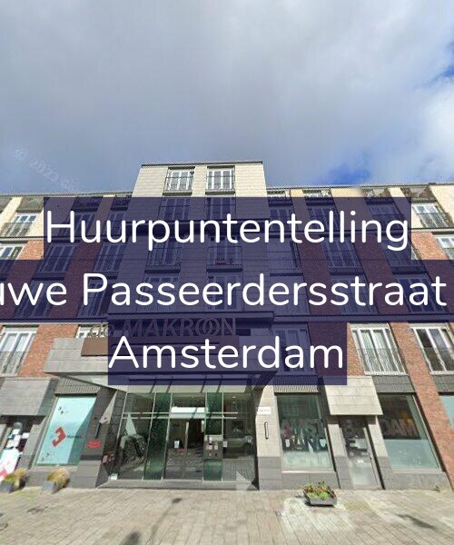 Foto gevel Huurpuntentelling voor Nieuwe Passeerdersstraat 160, Amsterdam