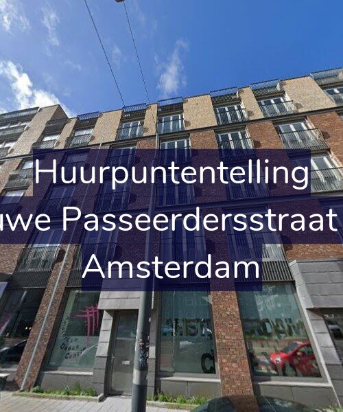 Foto gevel Huurpuntentelling voor Nieuwe Passeerdersstraat 128, Amsterdam