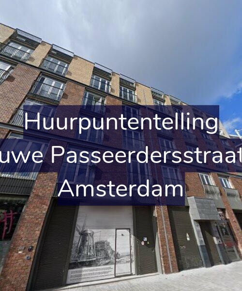 Foto gevel Huurpuntentelling voor Nieuwe Passeerdersstraat 32, Amsterdam