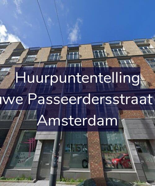 Foto gevel Huurpuntentelling voor Nieuwe Passeerdersstraat 126, Amsterdam
