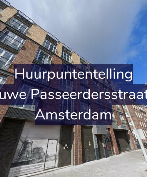 Foto gevel Huurpuntentelling voor Nieuwe Passeerdersstraat 72, Amsterdam