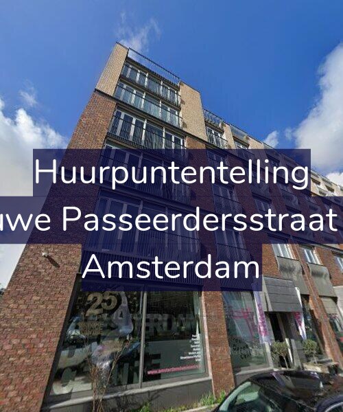 Foto gevel Huurpuntentelling voor Nieuwe Passeerdersstraat 132, Amsterdam