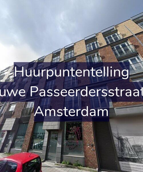 Foto gevel Huurpuntentelling voor Nieuwe Passeerdersstraat 74, Amsterdam