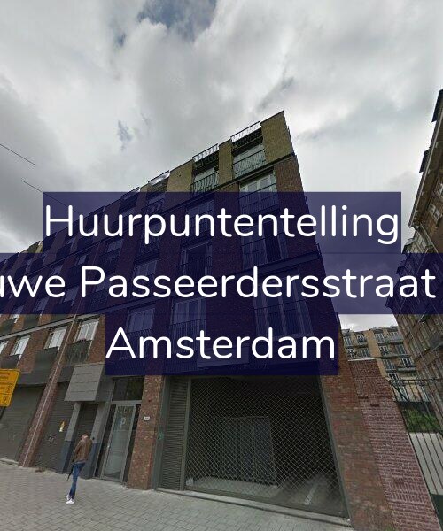 Foto gevel Huurpuntentelling voor Nieuwe Passeerdersstraat 100, Amsterdam