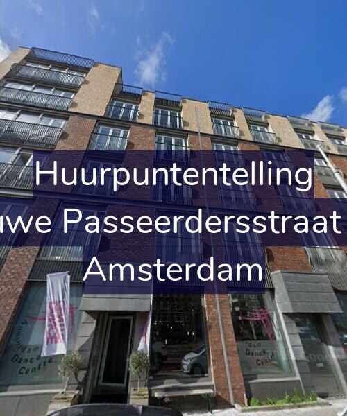 Foto gevel Huurpuntentelling voor Nieuwe Passeerdersstraat 180, Amsterdam
