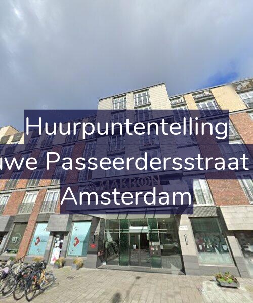 Foto gevel Huurpuntentelling voor Nieuwe Passeerdersstraat 168, Amsterdam