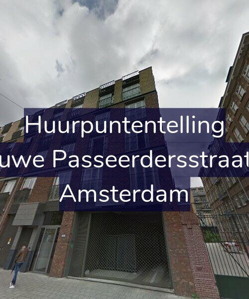Foto gevel Huurpuntentelling voor Nieuwe Passeerdersstraat 78, Amsterdam