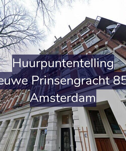 Foto gevel Huurpuntentelling voor Nieuwe Prinsengracht 85-3, Amsterdam
