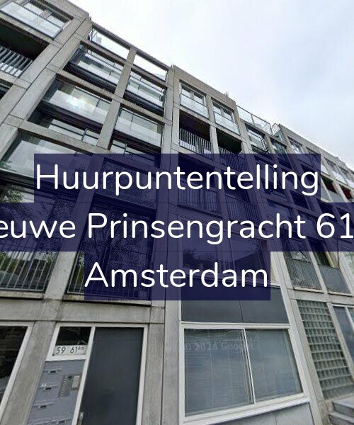 Foto gevel Huurpuntentelling voor Nieuwe Prinsengracht 61-D, Amsterdam