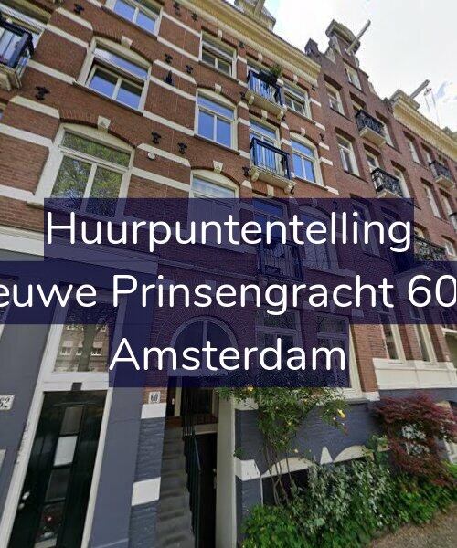 Foto gevel Huurpuntentelling voor Nieuwe Prinsengracht 60-H, Amsterdam