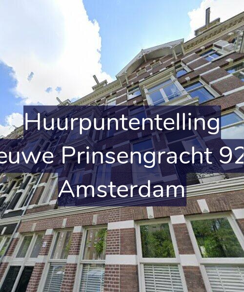 Foto gevel Huurpuntentelling voor Nieuwe Prinsengracht 92-2, Amsterdam