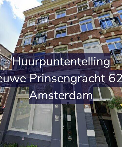 Foto gevel Huurpuntentelling voor Nieuwe Prinsengracht 62-H, Amsterdam