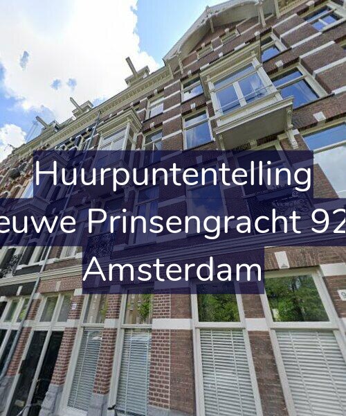 Foto gevel Huurpuntentelling voor Nieuwe Prinsengracht 92-1, Amsterdam