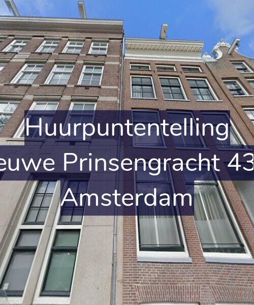 Foto gevel Huurpuntentelling voor Nieuwe Prinsengracht 43-C, Amsterdam