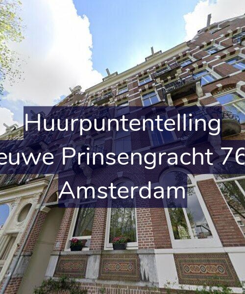 Foto gevel Huurpuntentelling voor Nieuwe Prinsengracht 76-2, Amsterdam