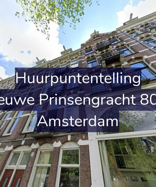 Foto gevel Huurpuntentelling voor Nieuwe Prinsengracht 80-2, Amsterdam
