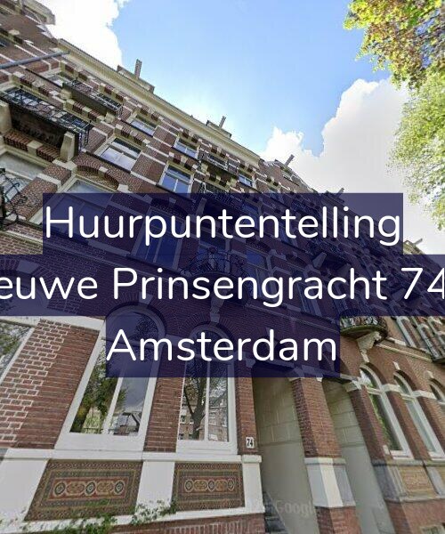 Foto gevel Huurpuntentelling voor Nieuwe Prinsengracht 74-3, Amsterdam