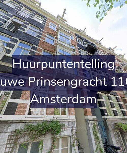 Foto gevel Huurpuntentelling voor Nieuwe Prinsengracht 110-1, Amsterdam