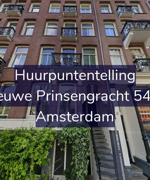 Foto gevel Huurpuntentelling voor Nieuwe Prinsengracht 54-H, Amsterdam