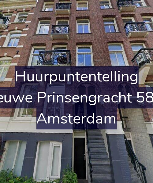 Foto gevel Huurpuntentelling voor Nieuwe Prinsengracht 58-H, Amsterdam