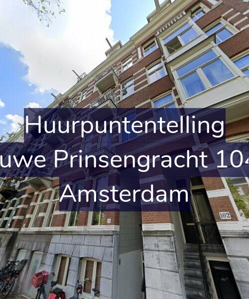 Foto gevel Huurpuntentelling voor Nieuwe Prinsengracht 104-A, Amsterdam